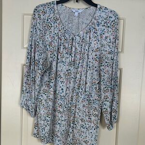 Croft & Barrow Multicolor Floral Blouse